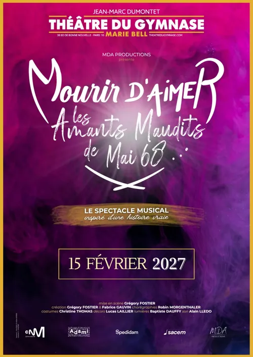 Affiche de Mourir d'Aimer, les amants maudits de Mai 68