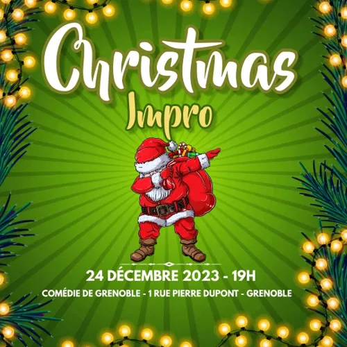 Affiche de Christmas impro