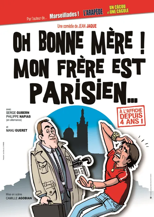 Affiche de Oh bonne mère ! Mon frère est parisien...