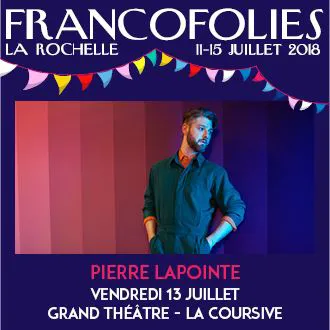 Affiche de Pierre Lapointe + Clara Luciani | Festival Les Francofolies