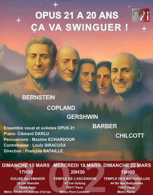 Affiche de Opus 21 à 20 ans ça va swinguer !