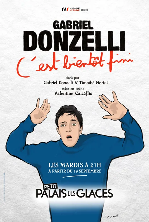 Affiche de Gabriel Donzelli dans C'est bientôt fini