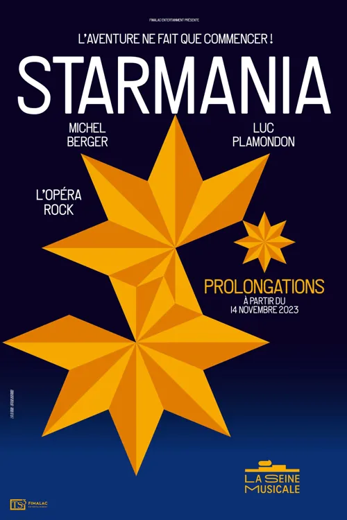 Affiche de Starmania - L'Opéra Rock