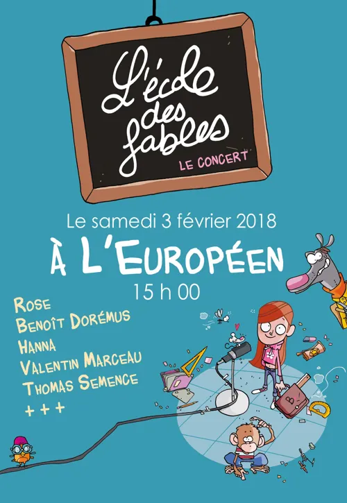 Affiche de L'école des fables