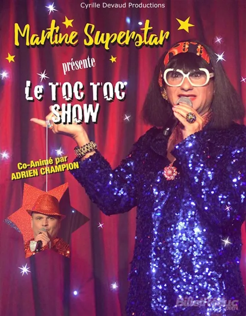 Affiche de Le Toc toc show de Martine Superstar