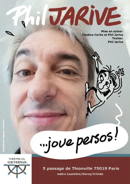 Affiche de Phil Jarive joue persos !