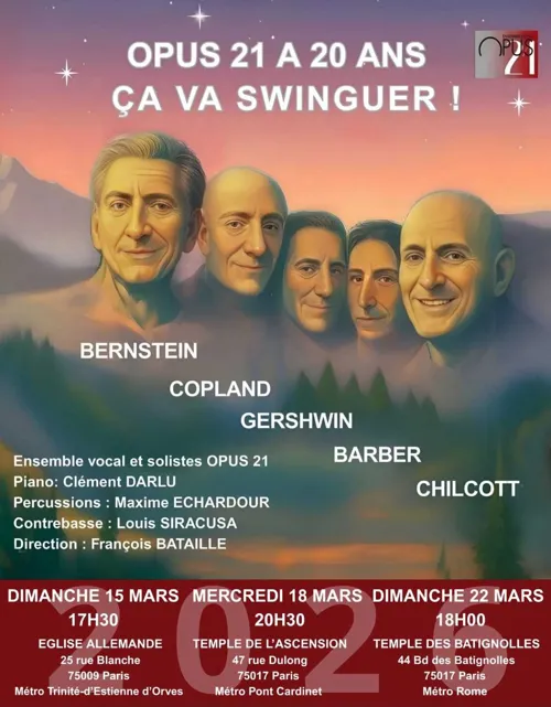 Affiche de Opus 21 à 20 ans ça va swinguer !