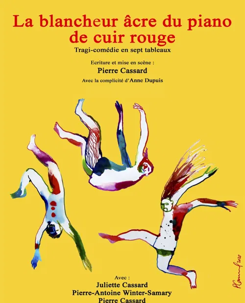 Affiche de La blancheur âcre du piano de cuir rouge