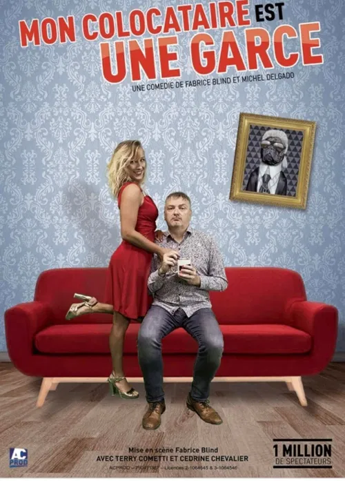 Affiche de Mon colocataire est une garce