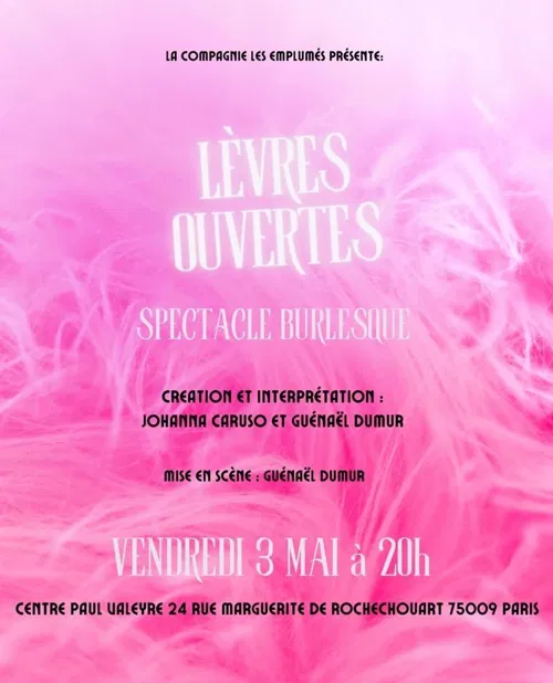 Affiche de Lèvres ouvertes