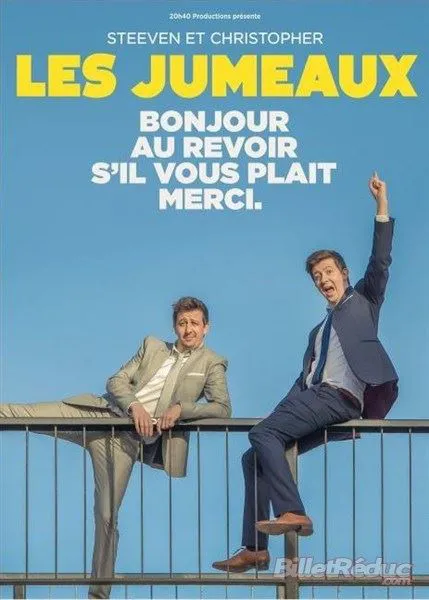 Affiche de Les Jumeaux dans Bonjour, Au revoir, s'il vous plait, merci