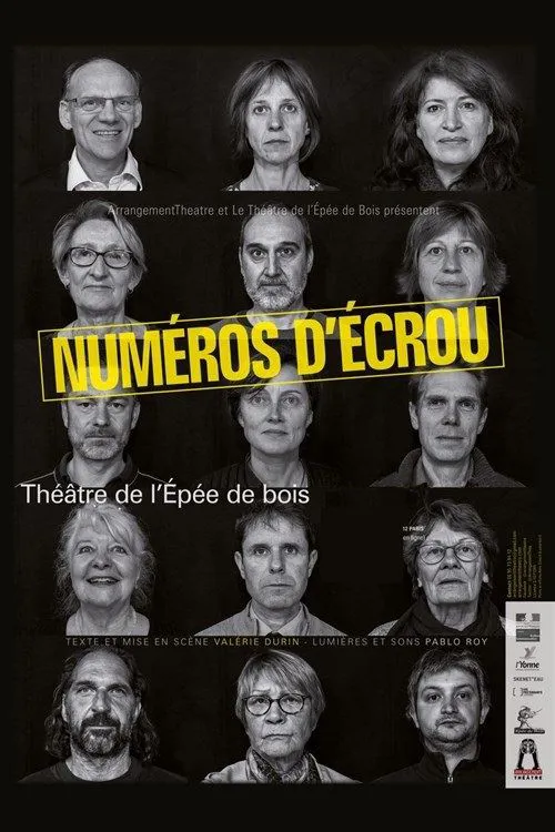 Affiche de Numéros d'écrou