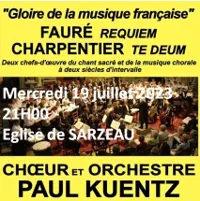 Choeur et Orchestre Paul Kuentz : Faure Requiem / Charpentier Te Deum | Sarzeau - 