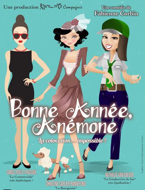 Affiche de Bonne Année, Anémone