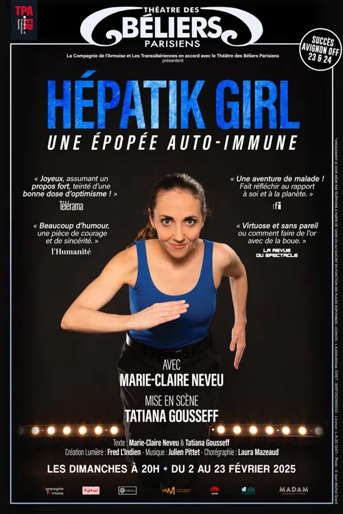 Affiche de Hépatik Girl, une épopée auto-immune