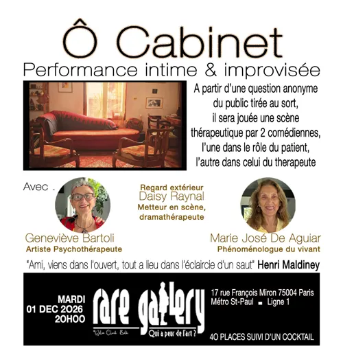 Affiche de Ô Cabinet - Performance intime et improvisée