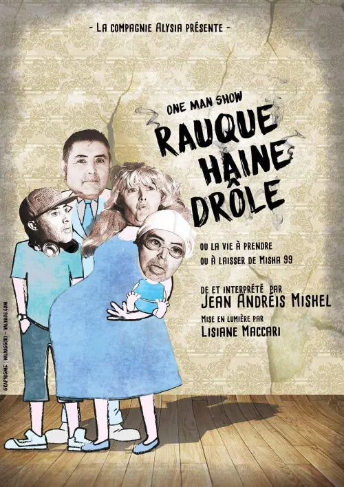 Affiche de Jean Andreis Michel dans Rauque haine drôle