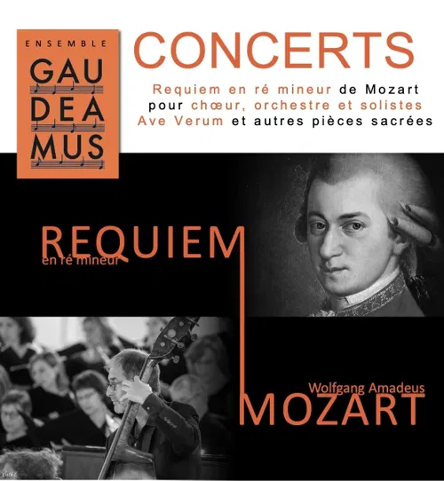 Affiche de Requiem en ré mineur de Mozart