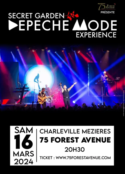 Affiche de Secret Garden Depêche Mode Experience