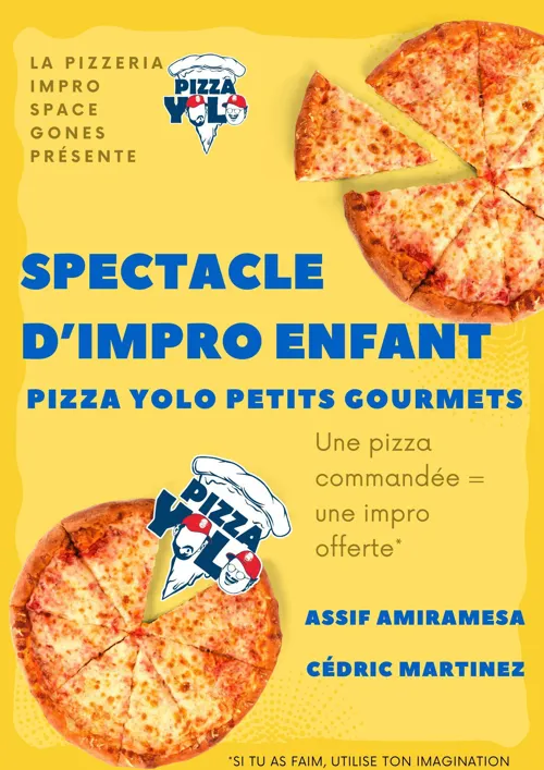 Affiche de Pizza Yolo Spécial Enfants