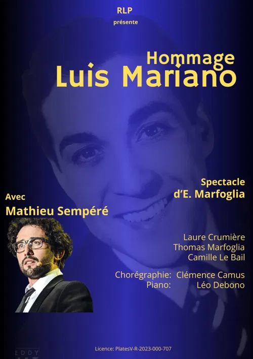Affiche de Hommage à Luis Mariano