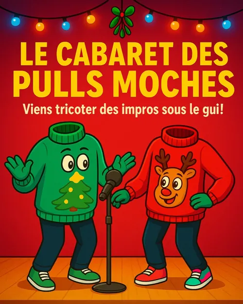 Affiche de Le cabaret des pulls moches de Noël