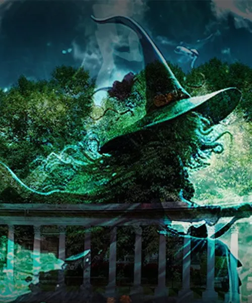 Affiche de Halloween : poussez la Porte Magique du Parc Monceau ! | par Balade-toi