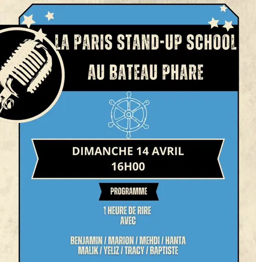 Affiche de La Paris Stand-up School