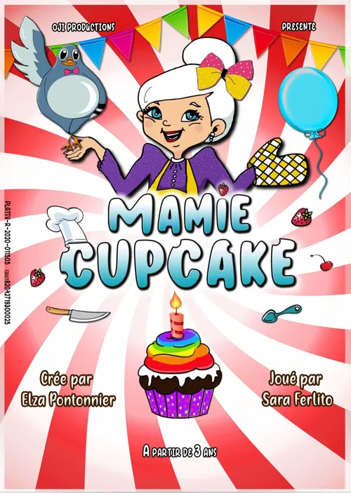 Affiche de Mamie cupcake