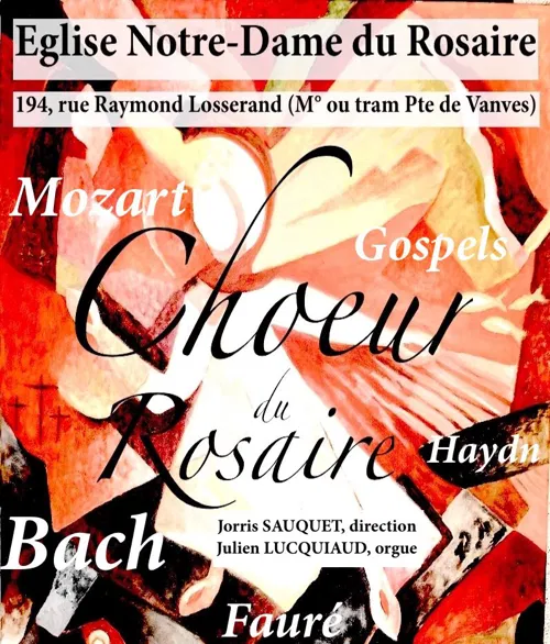 Affiche de Choeur du rosaire | Dans la joie de Pâques
