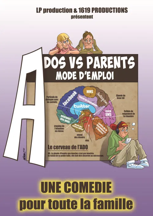 Affiche de Ados vs parents : mode d'emploi