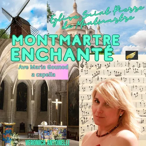 Affiche de Visite guidée : Visite chantée de Montmartre + livre dédicacé | par Veronica Antonelli