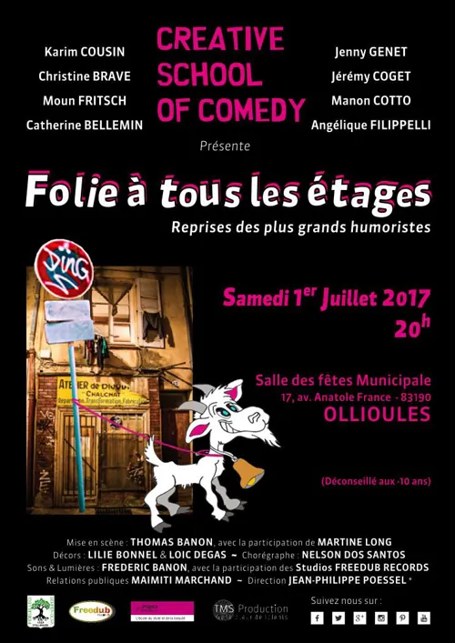 Affiche de Folie à tous les étages