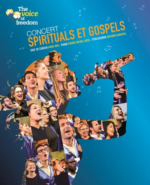 Affiche de The Voice of Freedom : Concert Spirituals et Gospel