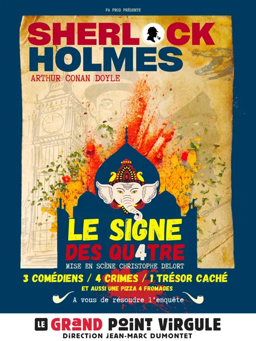 Affiche de Sherlock Holmes et le signe des 4