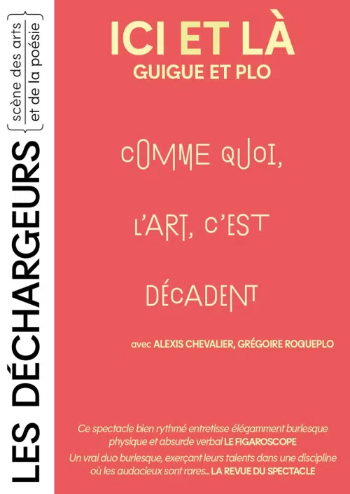 Affiche de Guigue et Plo dans Ici et là