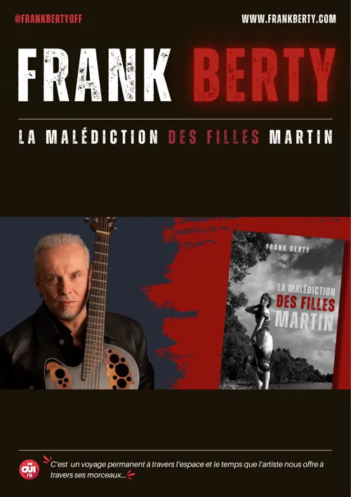 Affiche de Franck Berty en concert