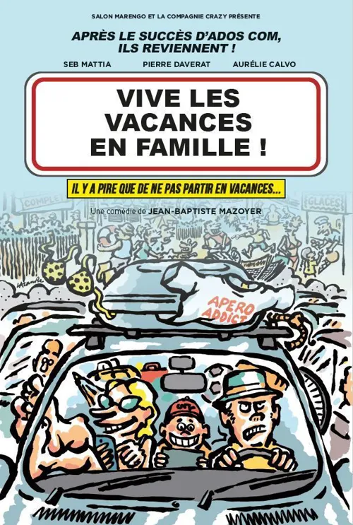 Affiche de Vive les vacances en famille