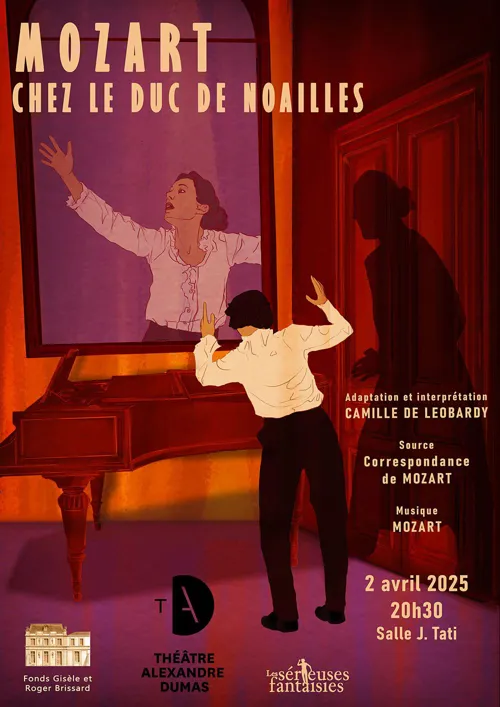 Affiche de Mozart chez le Duc de Noailles