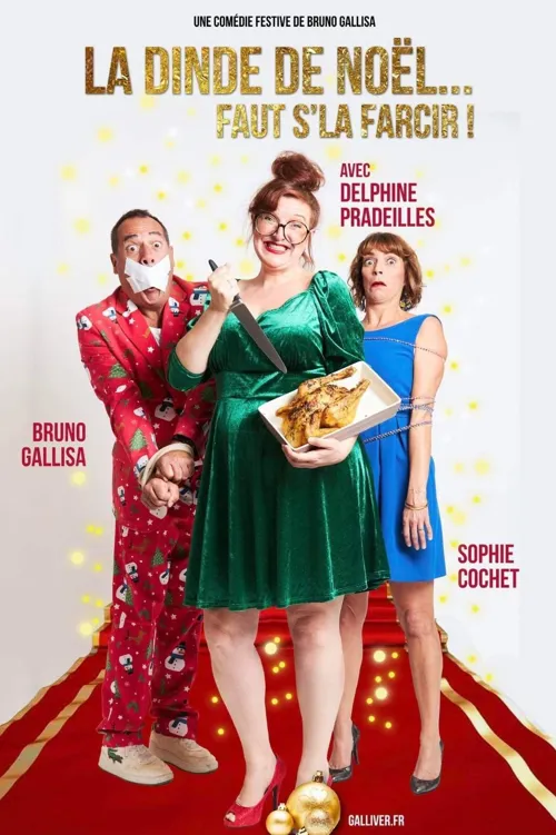 Affiche de La dinde de Noël... faut s'la farcir !