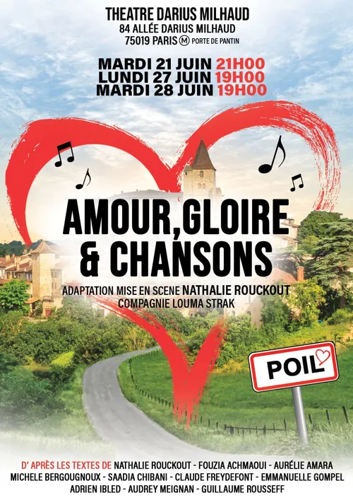 Affiche de Amour, gloire et chansons