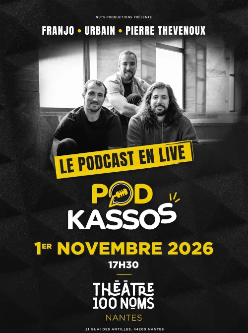 Affiche de Pod Kassos, le podcast en live