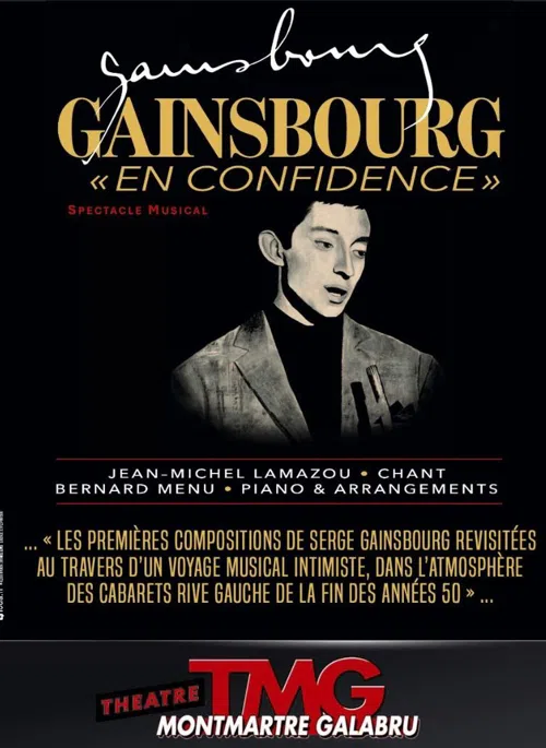 Affiche de Gainsbourg en Confidence
