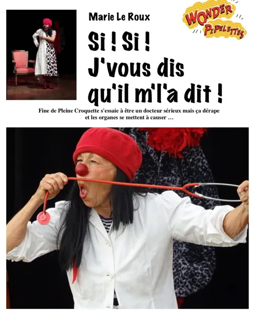 Affiche de Marie Le Roux dans Si ! Si ! J'vous dis qu'il m'l'a dit !