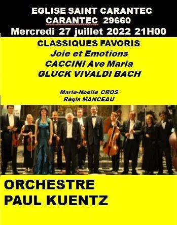 Affiche de Paul Kuentz : Classiques favoris | Carantec