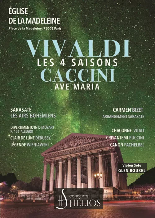 Affiche de Les 4 Saisons de Vivaldi, Ave Maria et Célèbres Concertos