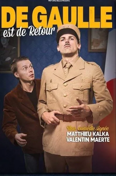 Affiche de De Gaulle est de retour