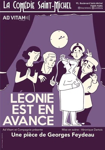 Affiche de Léonie est en avance