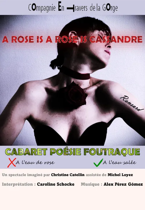 Affiche de A rose is a rose is Cassandre