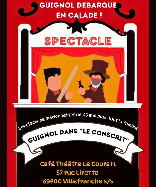 Affiche de Guignol dans : Le Conscrit